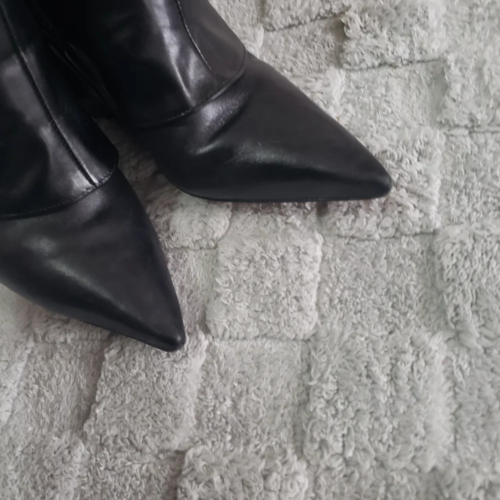 SCHUTZ Black Leather Boots - Picture 11 of 12